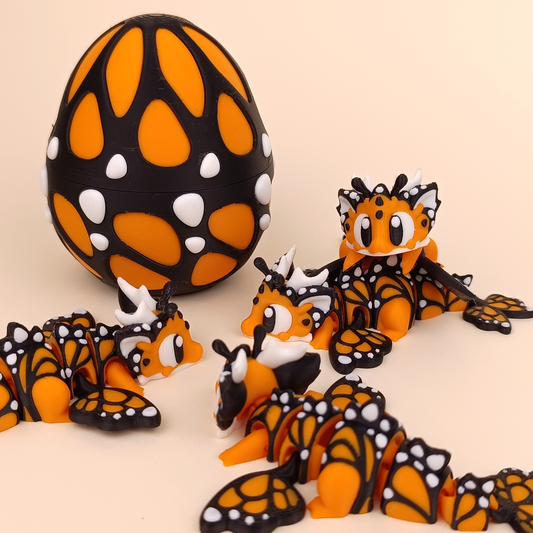 Flexi Baby Butterfly Mini Dragon – 3D Printed, Articulated, and Super Wiggly
