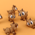 Load image into Gallery viewer, Flexi Baby Goat – 3D Printed, Articulated, and Super Wiggly

