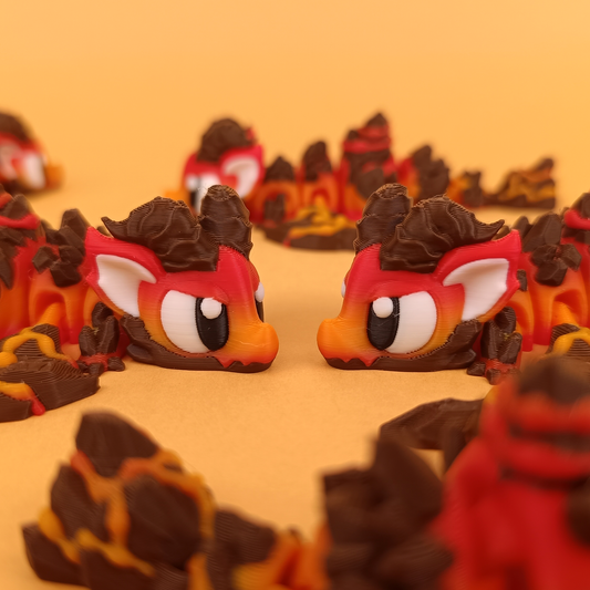 Flexi Baby Lava Dragon – Born of Fire, Made to Wiggle