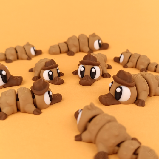 Flexi Baby Platypus – 3D Printed, Articulated, and Super Wiggly